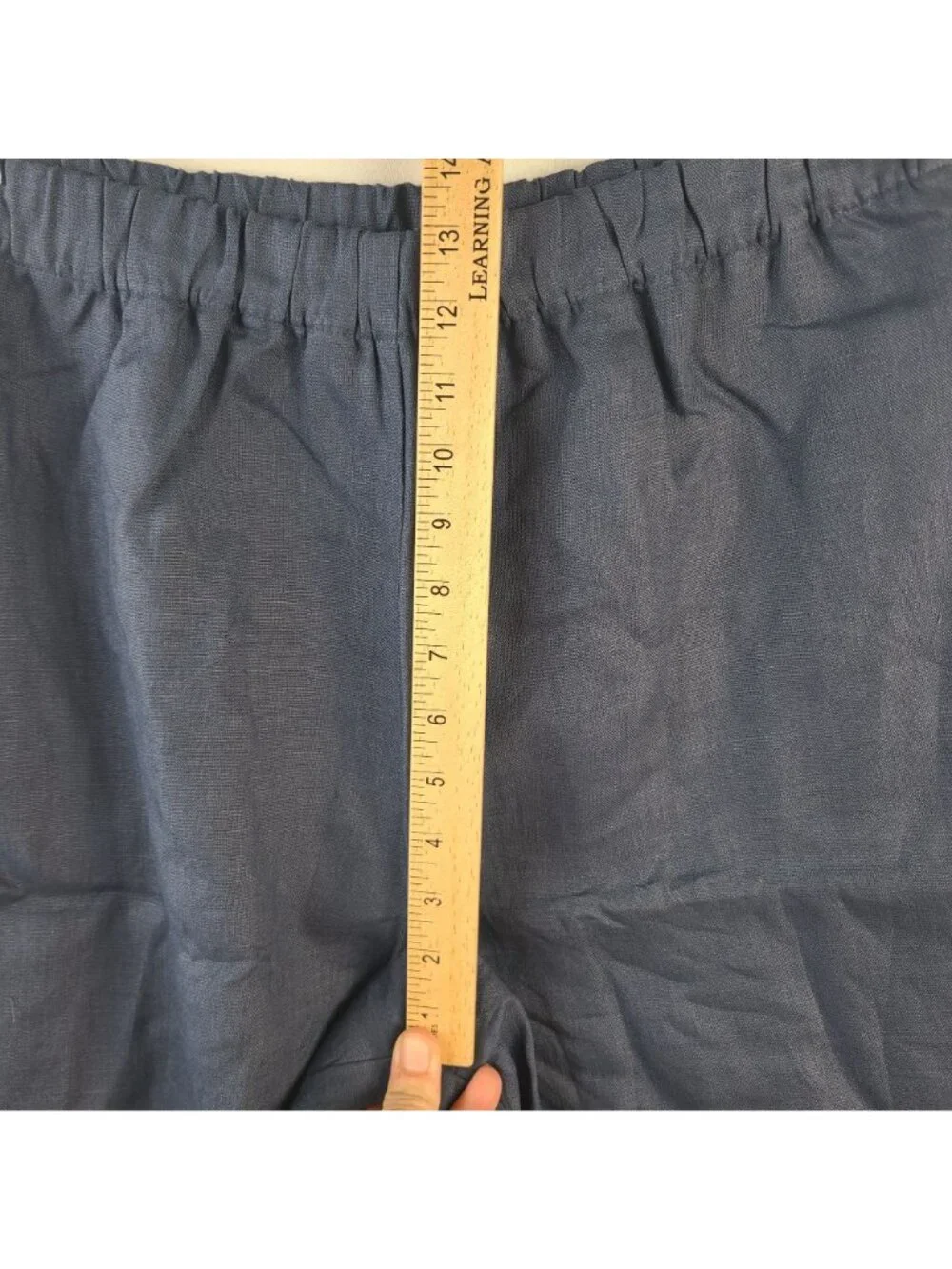 NEW Reformation Blue Linen Tank Top & Wide-Leg Pants Set Sleeveless Women's Sz M
